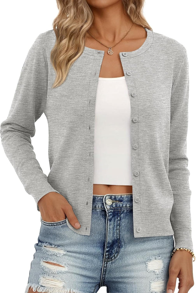 Women'S Lightweight Knit Cardigan