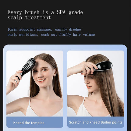 Electric Scalp Massage Brush, Scalp Massager, Hair Massager Comb with Soft Rubber