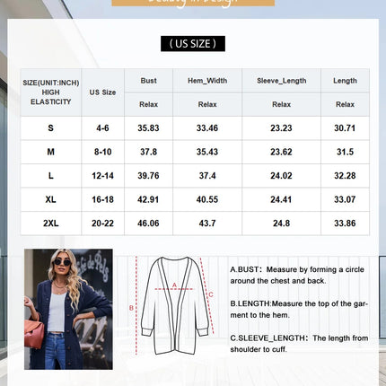 Hooded Cardigan Sweaters for Women Long Sleeve Button down Knit Sweater Coat Outwear with Pockets