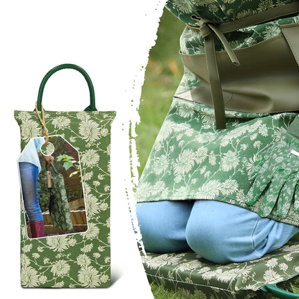 Garden Kneeling Pad &Gardening Apron Set, Gardening Gifts for Women