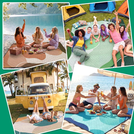 Extra Large Outdoor Picnic Blanket Camping Beach Mat Rug Adult Women Her Mother Day Sister Mom Gf Girlfriend Aunt Best Friend Friendship Grandma Bestie Wife Daughter Law Lady Happy Birthday