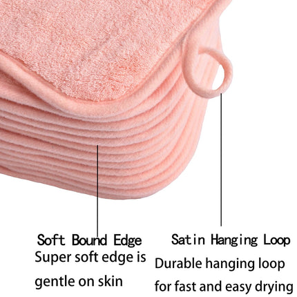 Makeup Remover Cloths Face Pads Reusable Microfiber Facial Cleansing Cloths